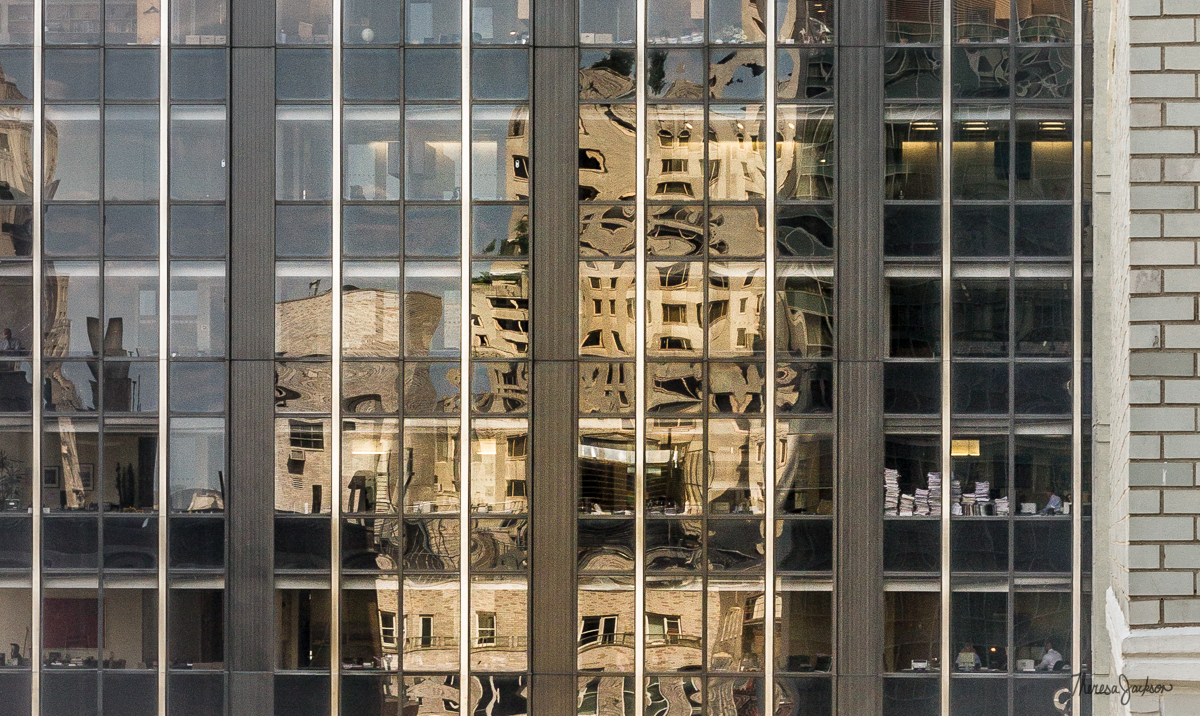 NYC office building reflections crop