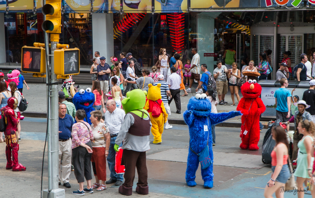Times Square Characters
