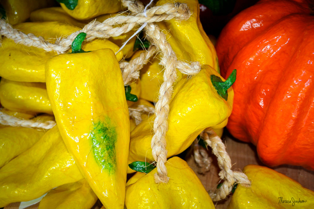 Ceramic Peppers in Old Town