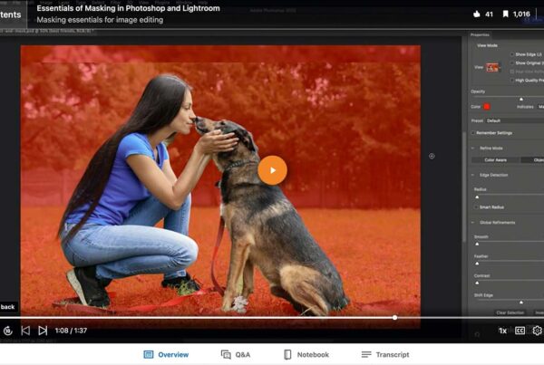 Image link to LinkedIn Learning course titled Essentials of Masking in Photoshop and Lightroom